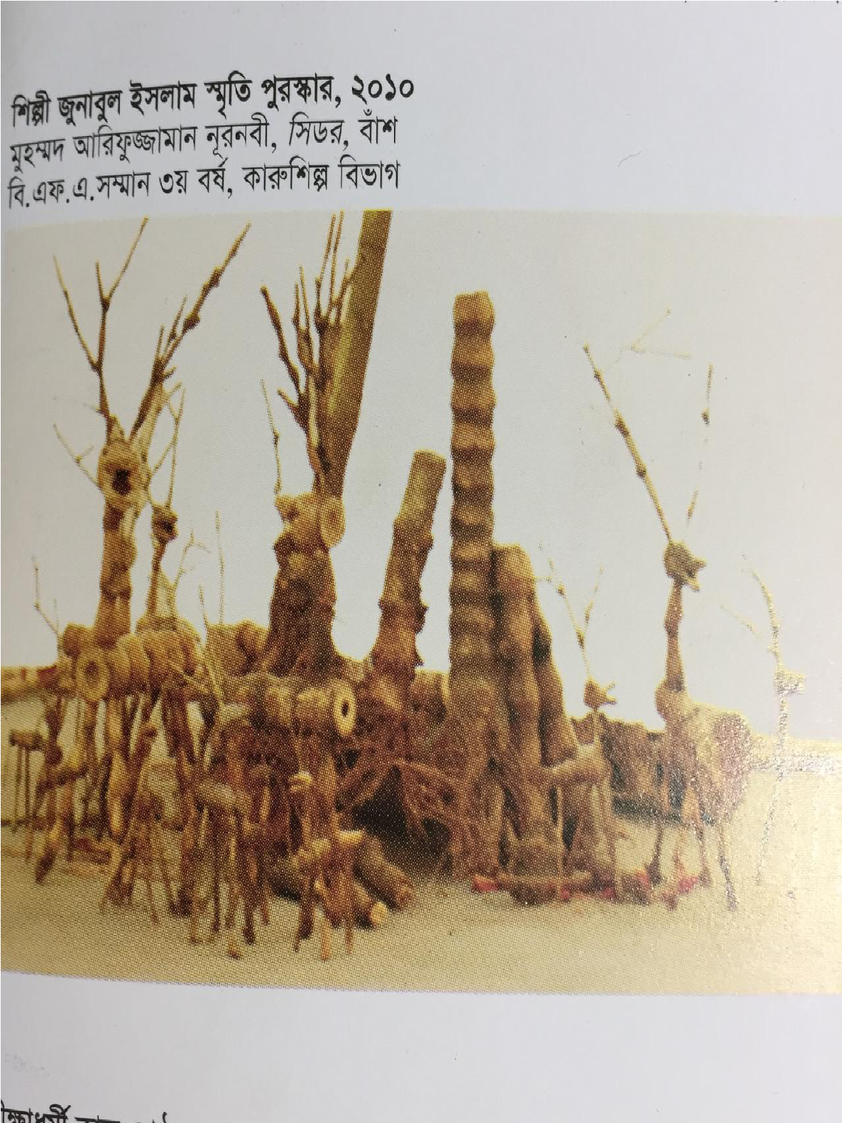 Shilpi Zunabul Islam memorial award 2010